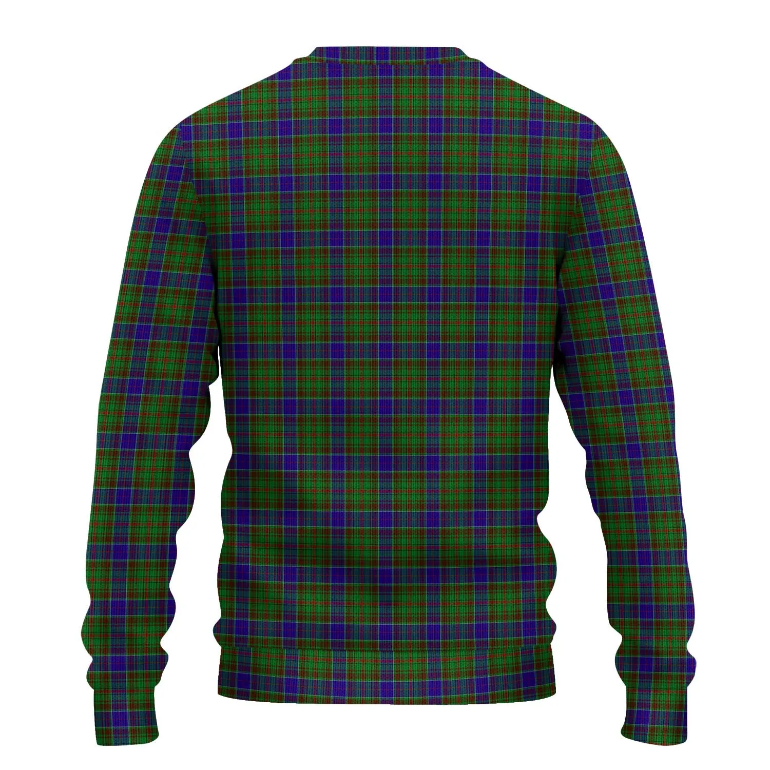 Adam Tartan Ugly Sweater with Family Crest
