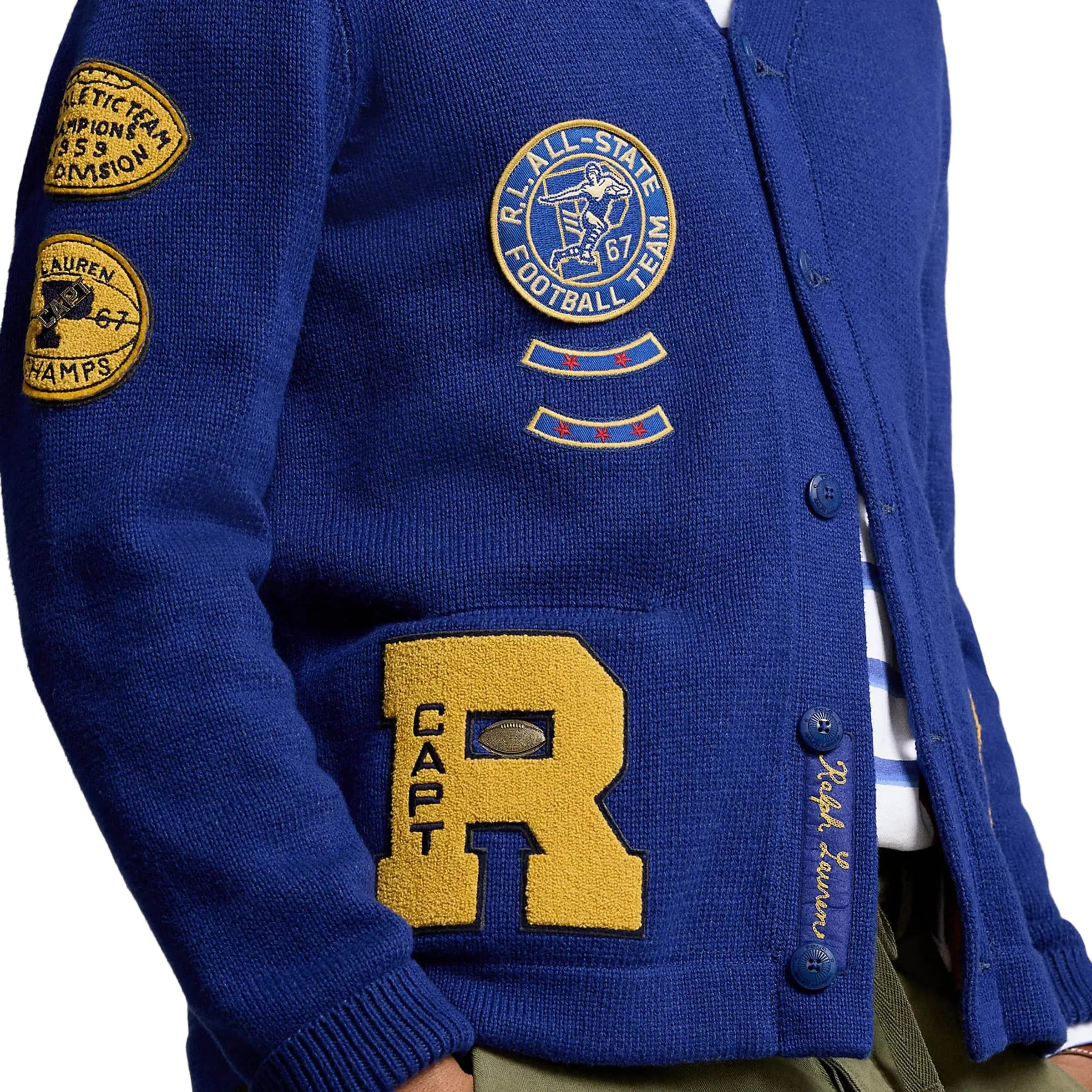 ARSITY CARDIGAN SWEATER