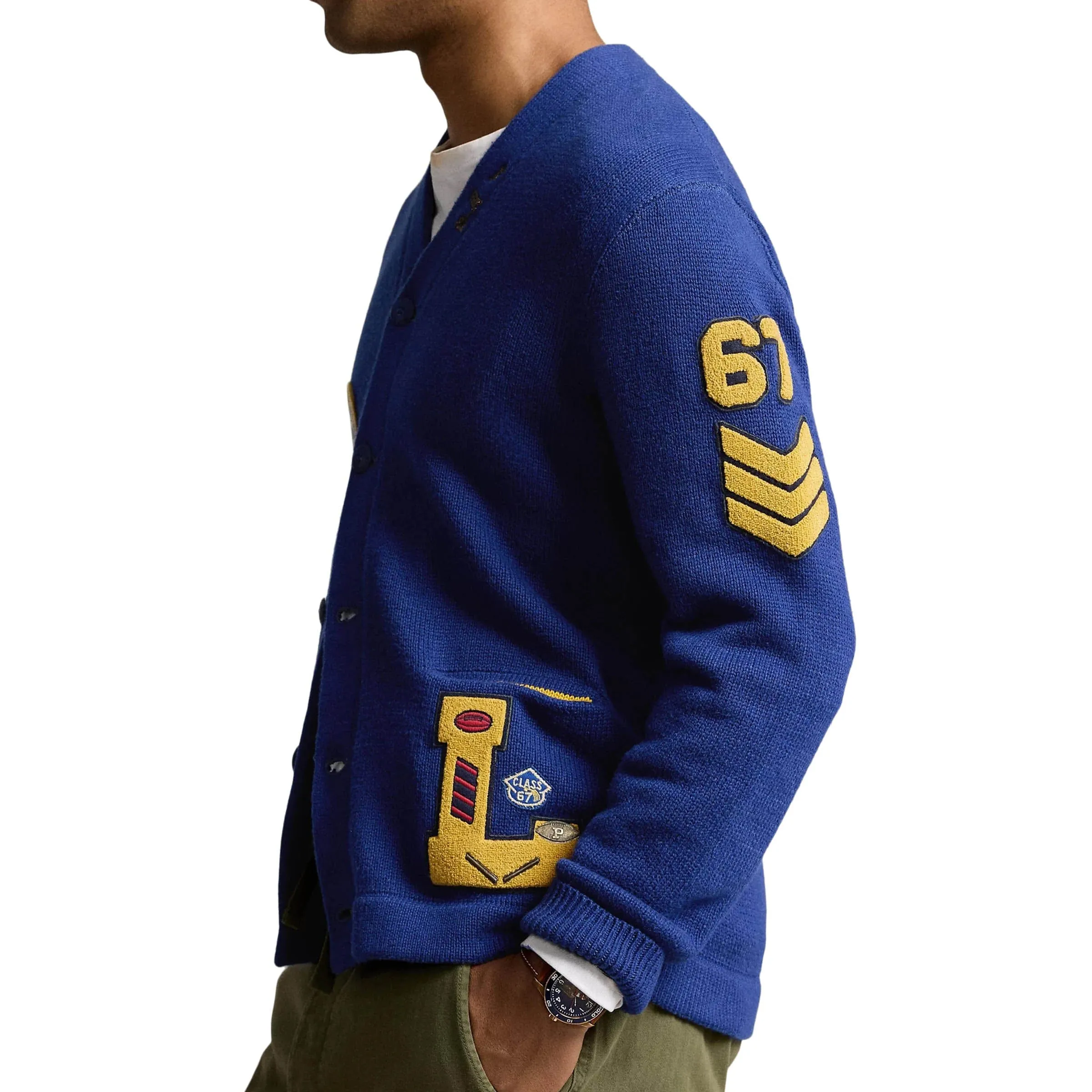 ARSITY CARDIGAN SWEATER