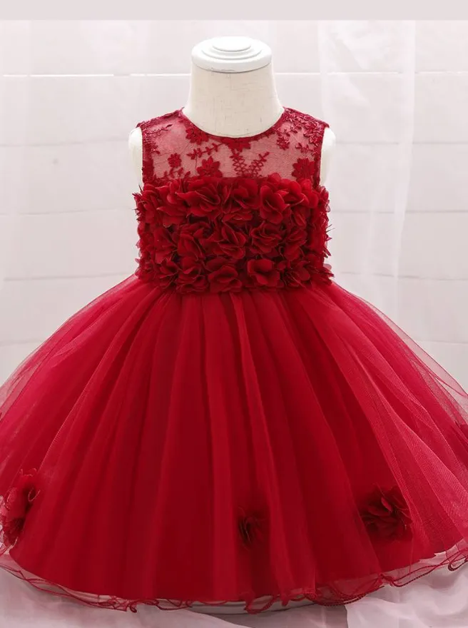 Baby Cute Little Flower Special Occasion Dress