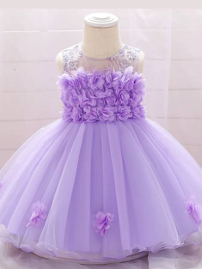 Baby Cute Little Flower Special Occasion Dress