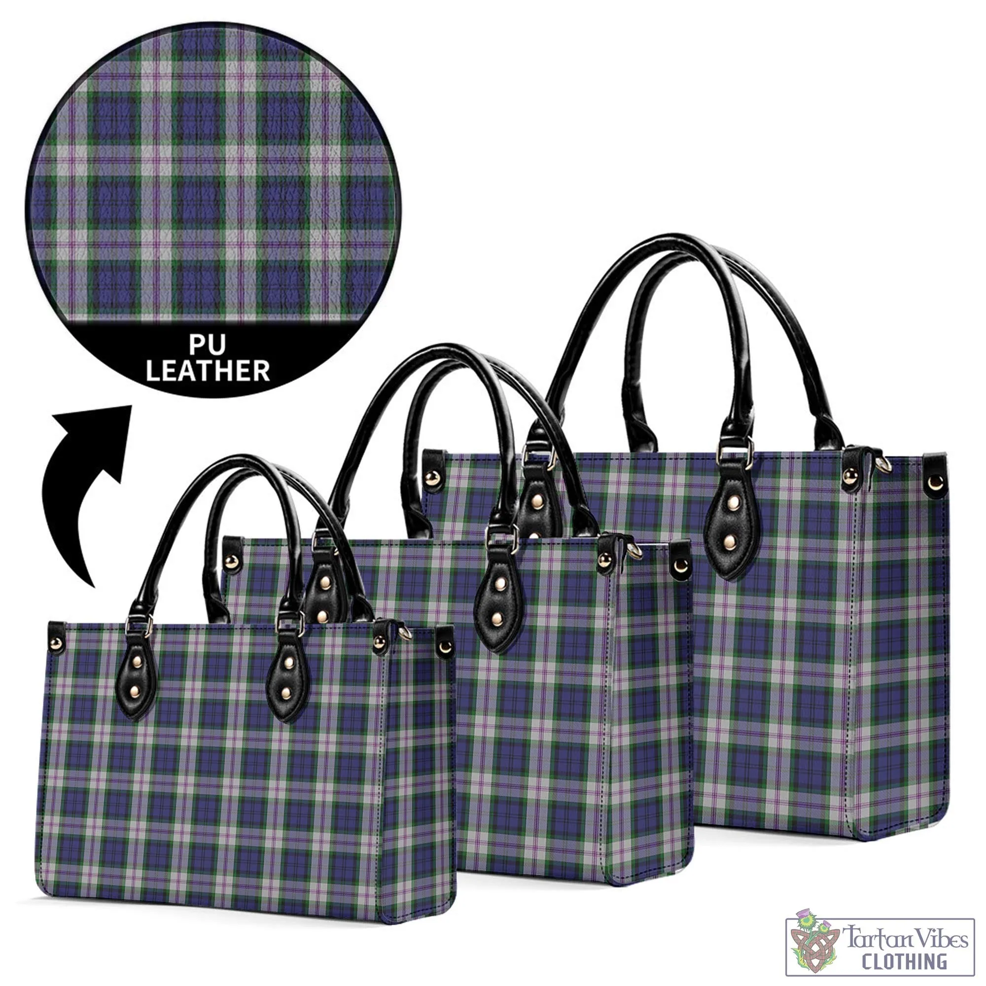 Baird Dress Tartan Luxury Leather Handbags