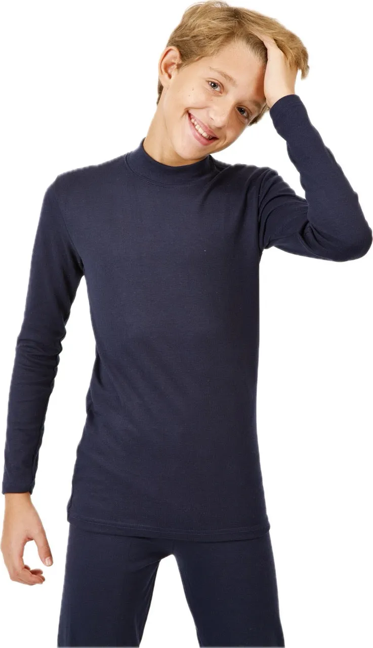 Boy`s Primo Half Collar Thermal Set (Lycra Plush)