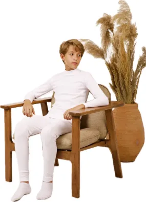 Boy`s Primo Half Collar Thermal Set (Lycra Plush)