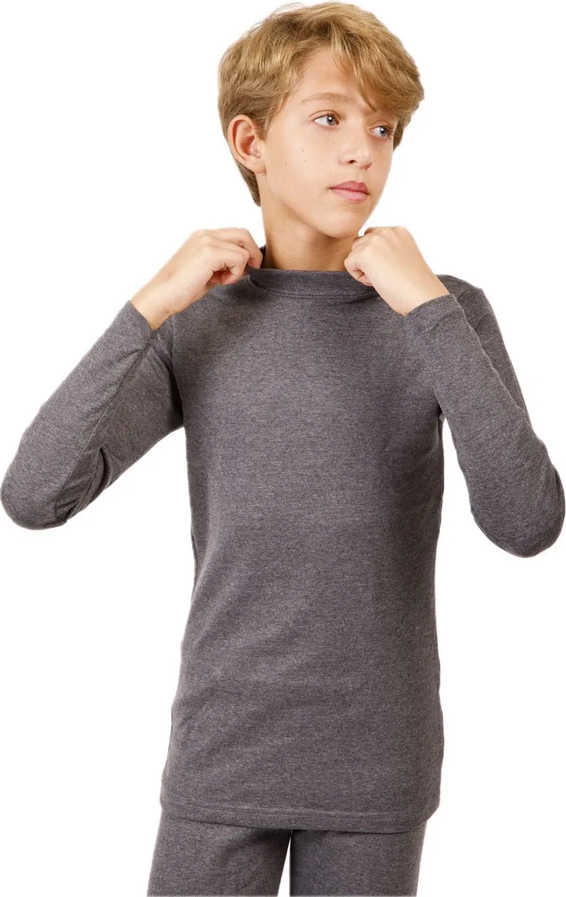 Boy`s Primo Half Collar Thermal Set (Lycra Plush)