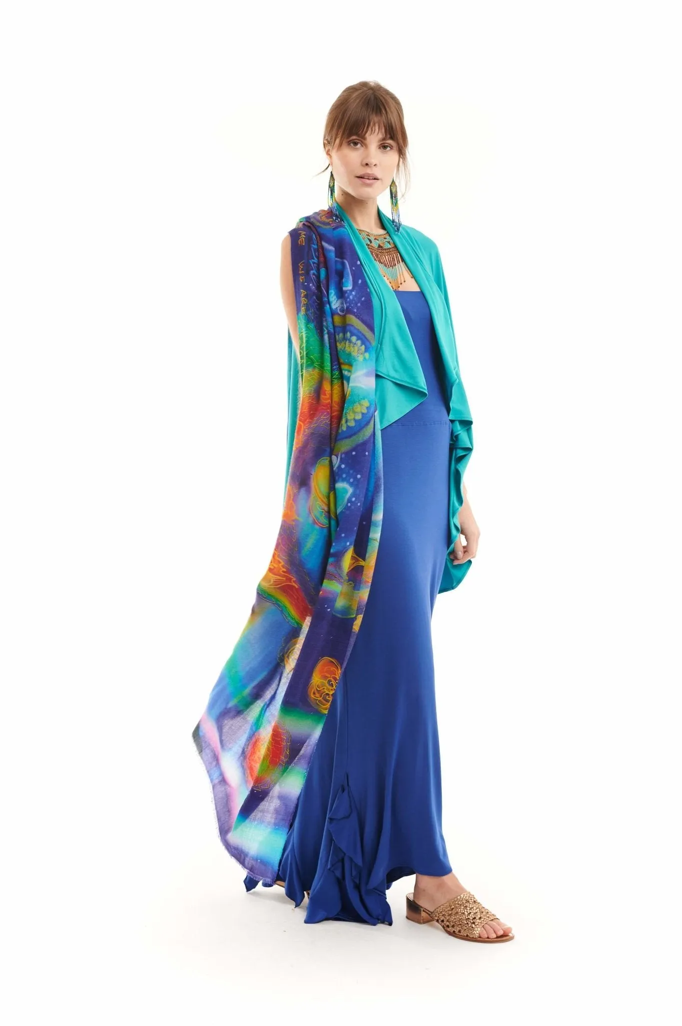 CASHMERE DHARMA SHAWL- TANTRIC UNION