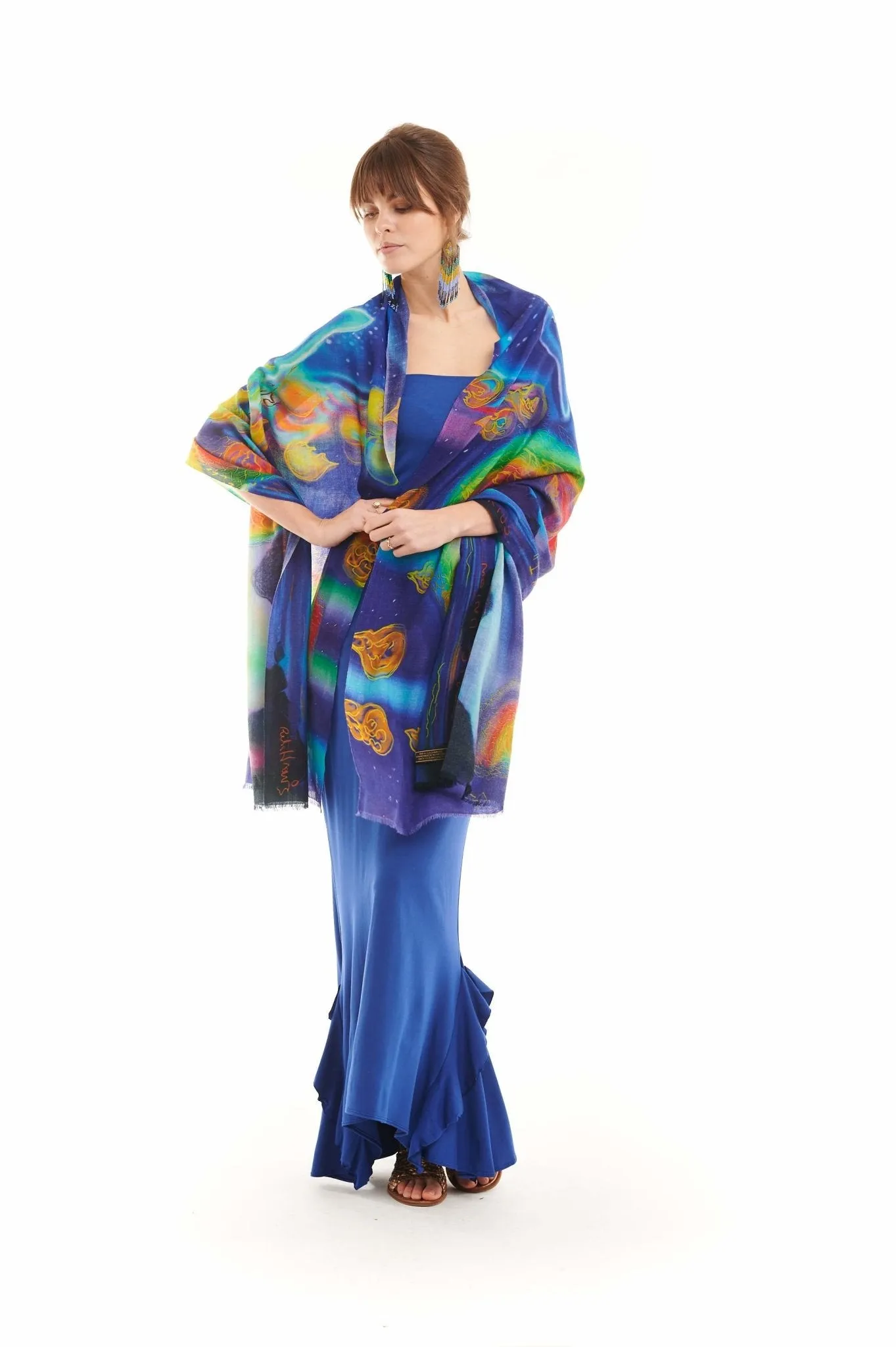 CASHMERE DHARMA SHAWL- TANTRIC UNION