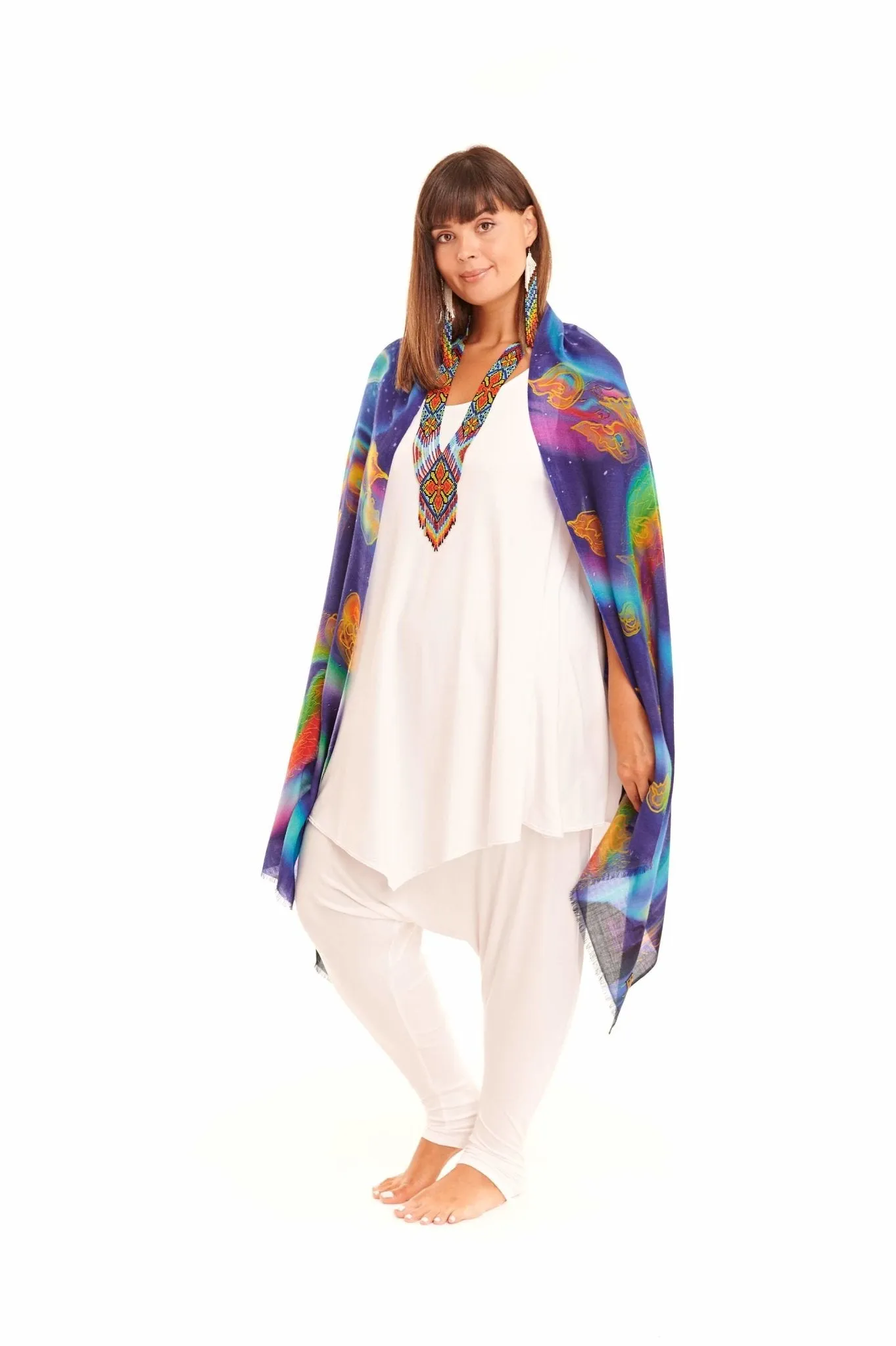 CASHMERE DHARMA SHAWL- TANTRIC UNION