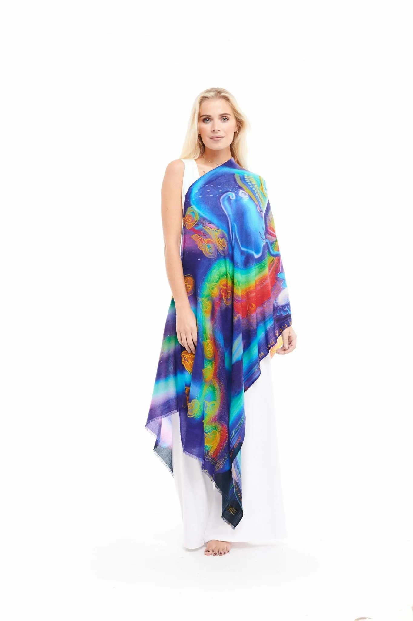 CASHMERE DHARMA SHAWL- TANTRIC UNION