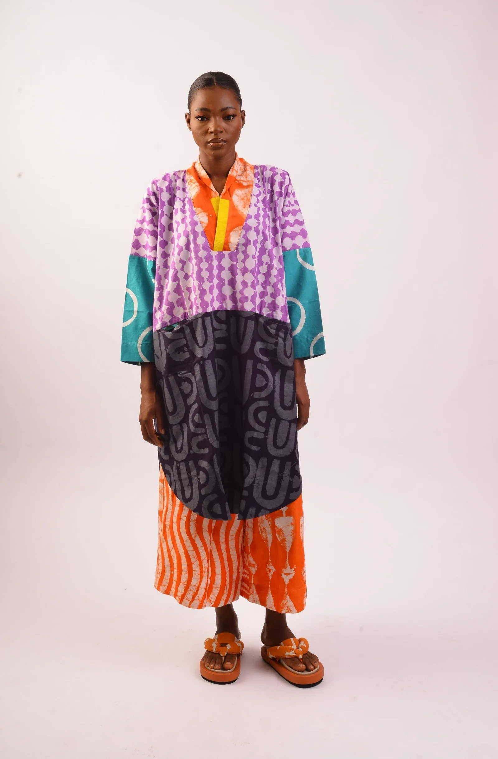 Dye Lab Lilac Shirt Agbada