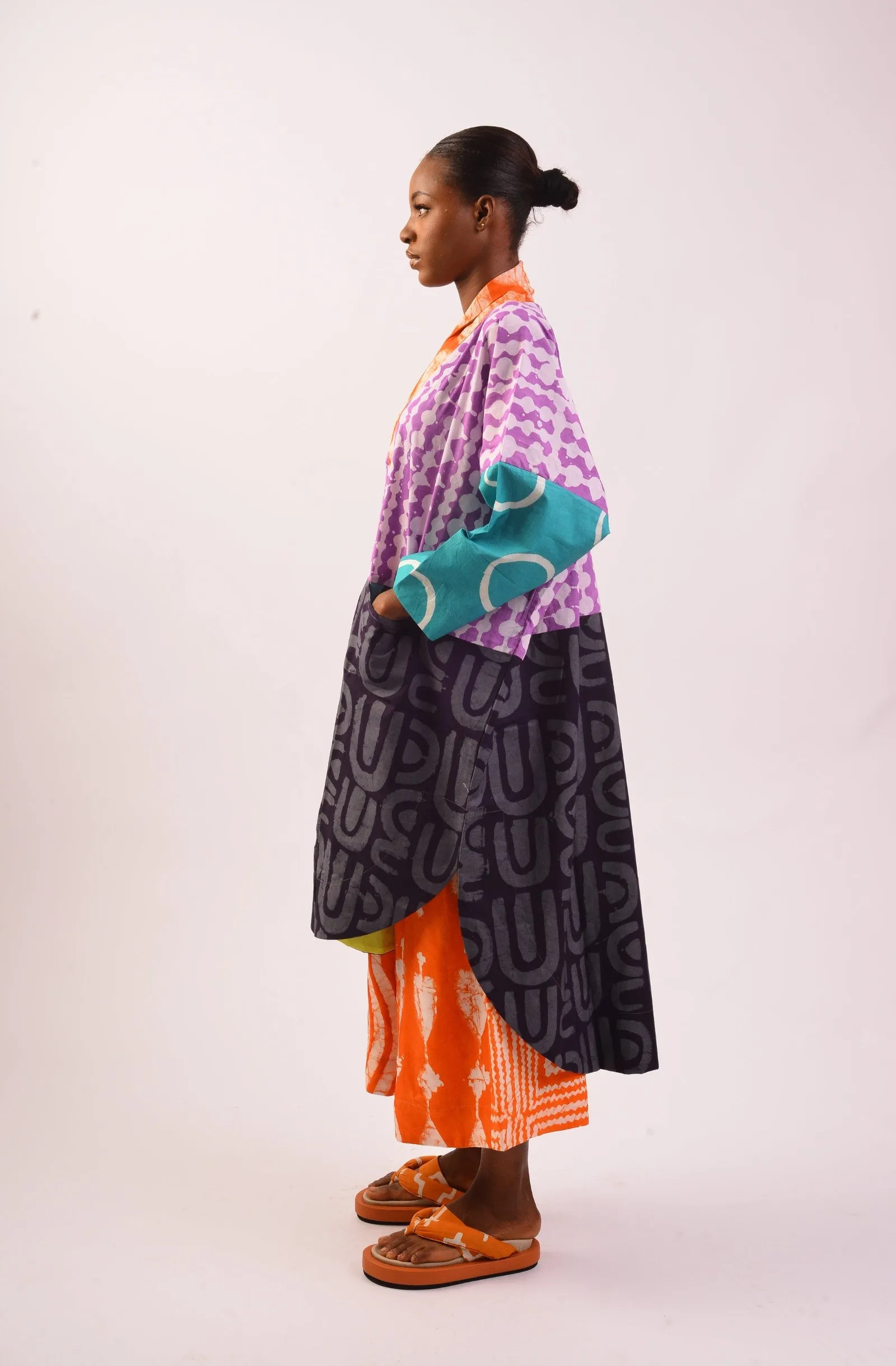 Dye Lab Lilac Shirt Agbada