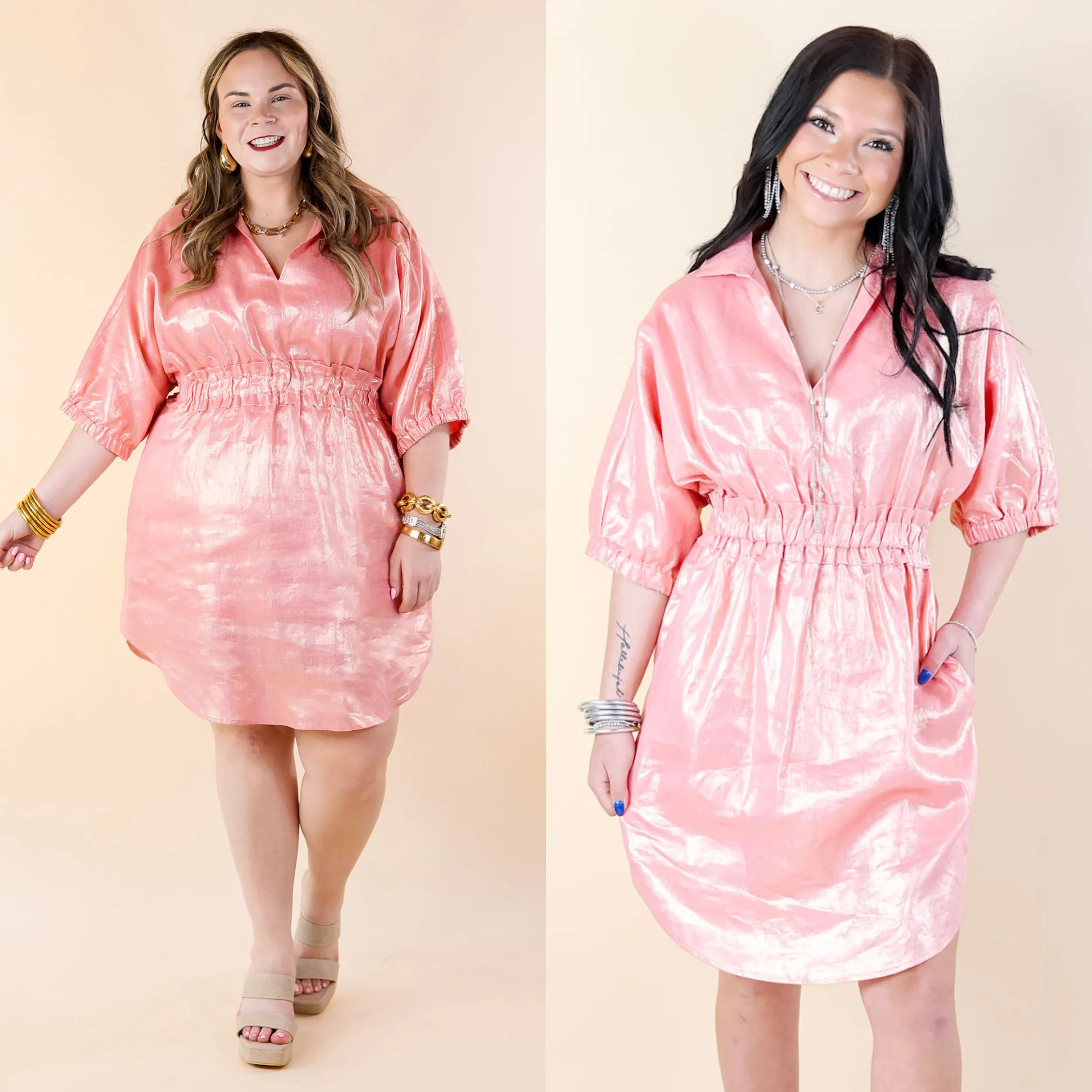 Emily McCarthy | Palmer Dress in Conch (Pink)