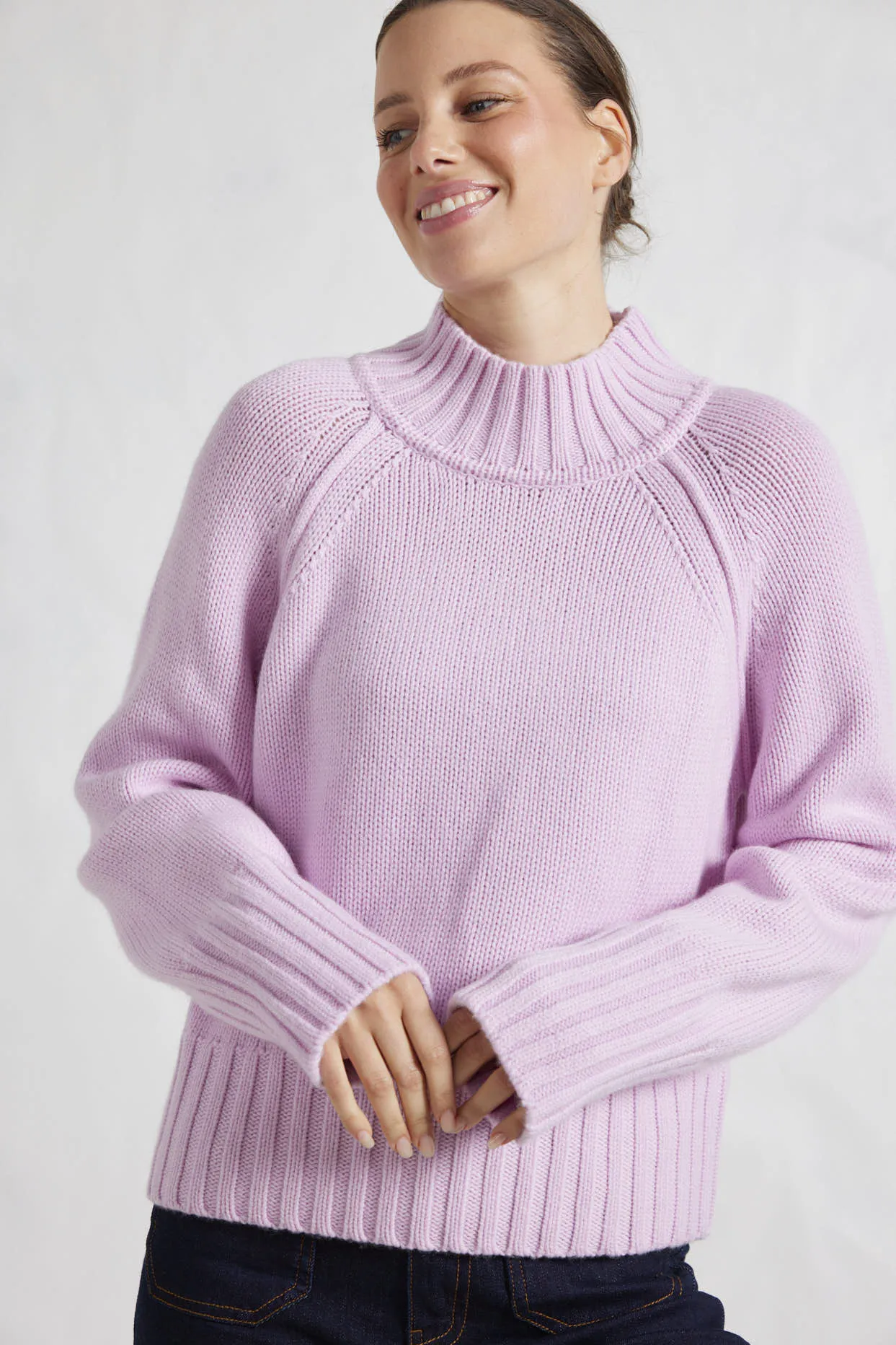 Emily Sweater in Anemone