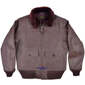 FiveStar Leather Repro G1 Cagleco Sportswear Jacket Mid Brown Goatskin