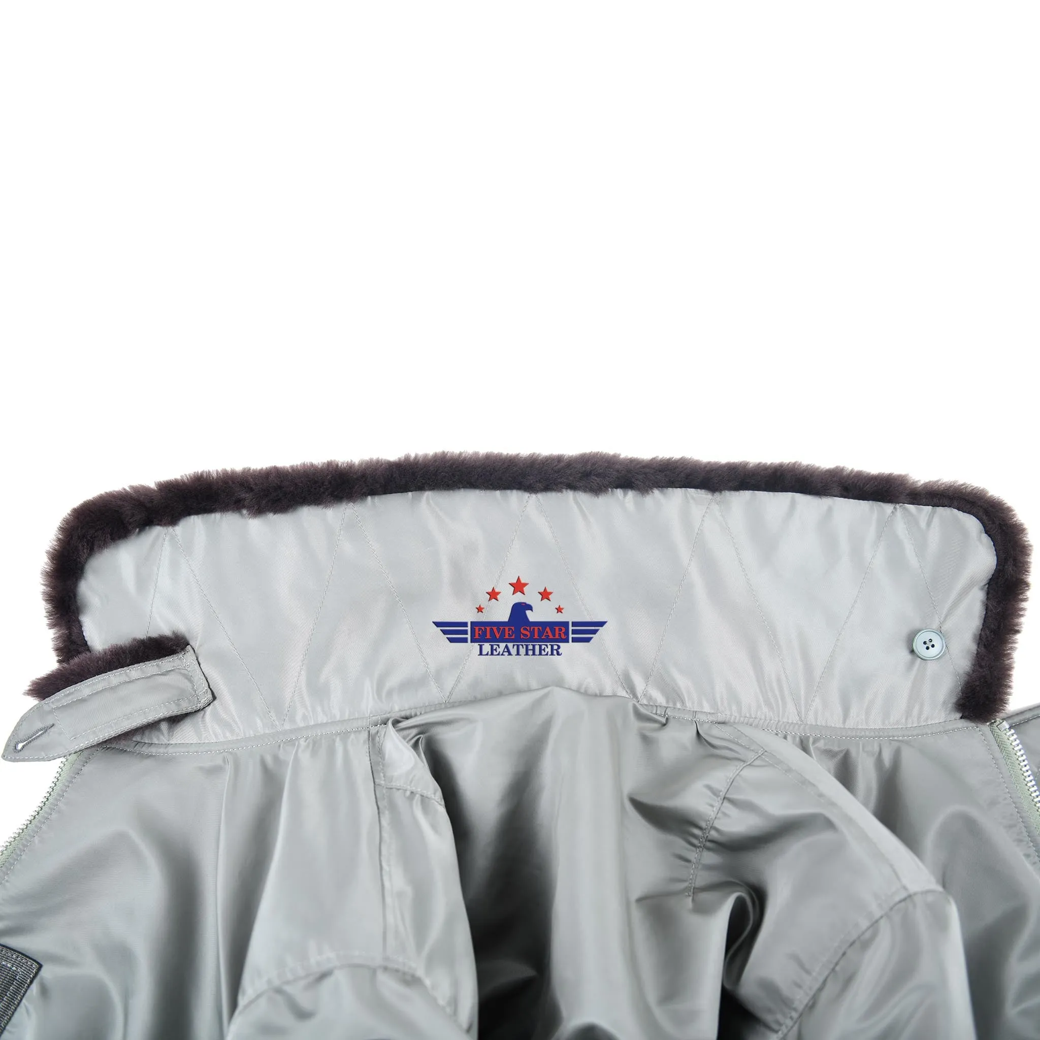 FiveStar Leather USAF B-15D Flying Jacket Sage Green
