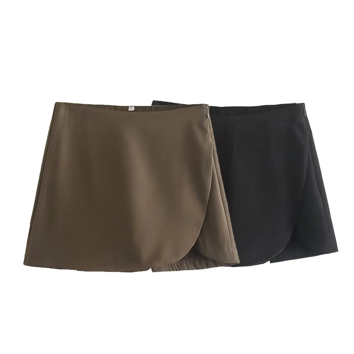 Girlary-shop tailgate outfit black women Women's 2024 Spring Street High Waist Split Loose Pantskirt Women's Shorts