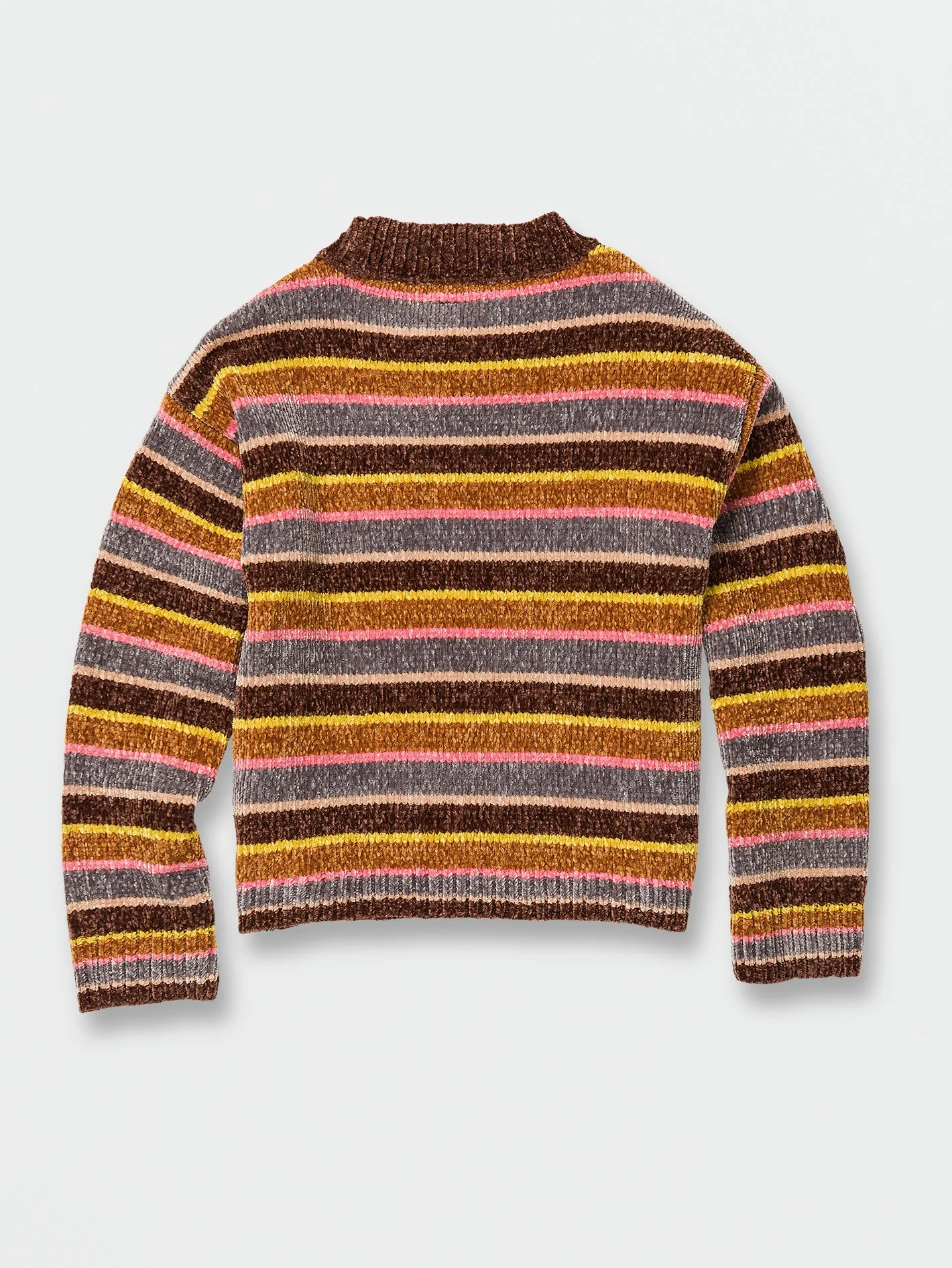 Girls Bubble Tea Sweater - Dark Chocolate