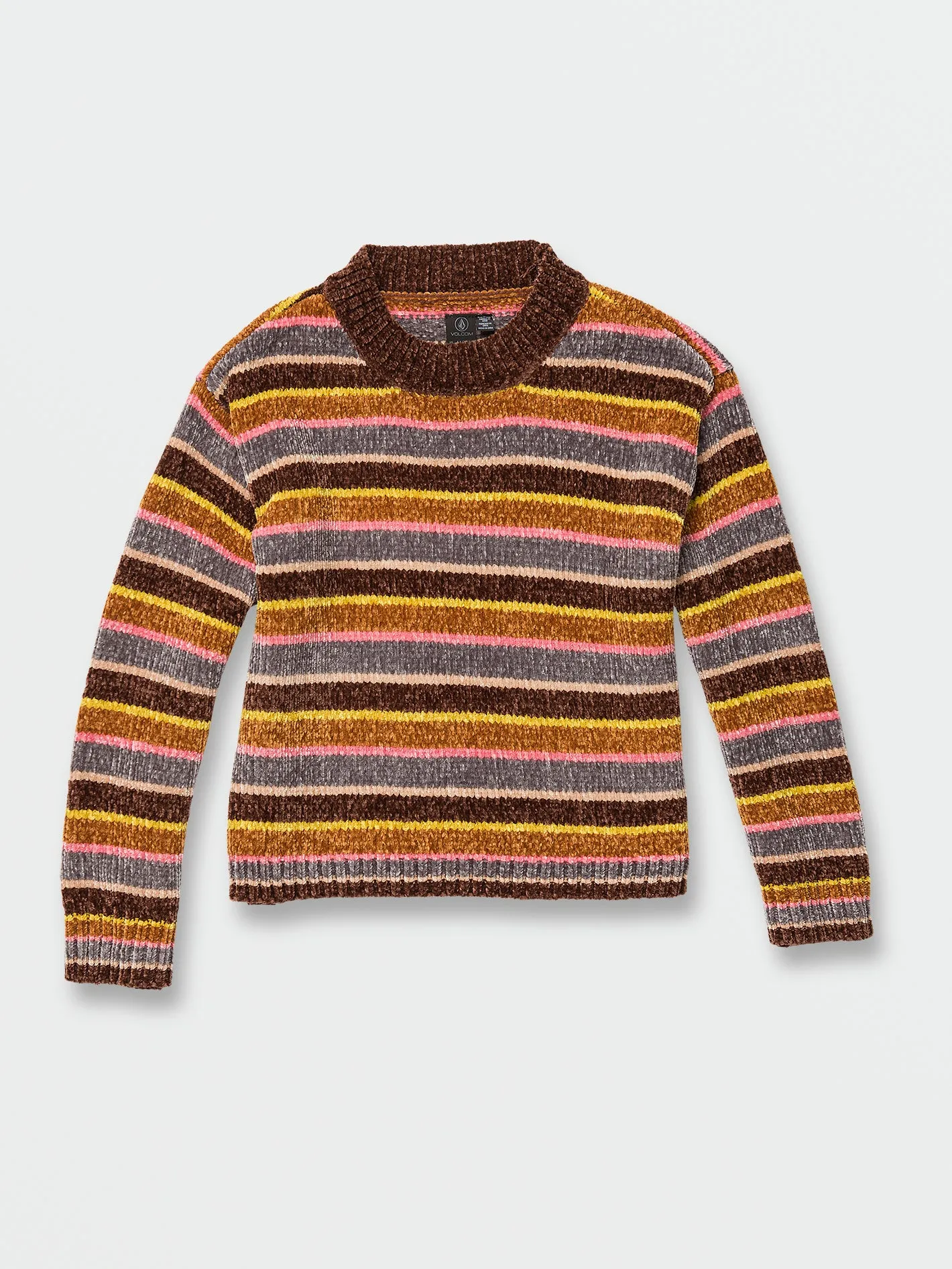 Girls Bubble Tea Sweater - Dark Chocolate