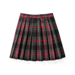 Japanese Theme Plaid Mini Skirt