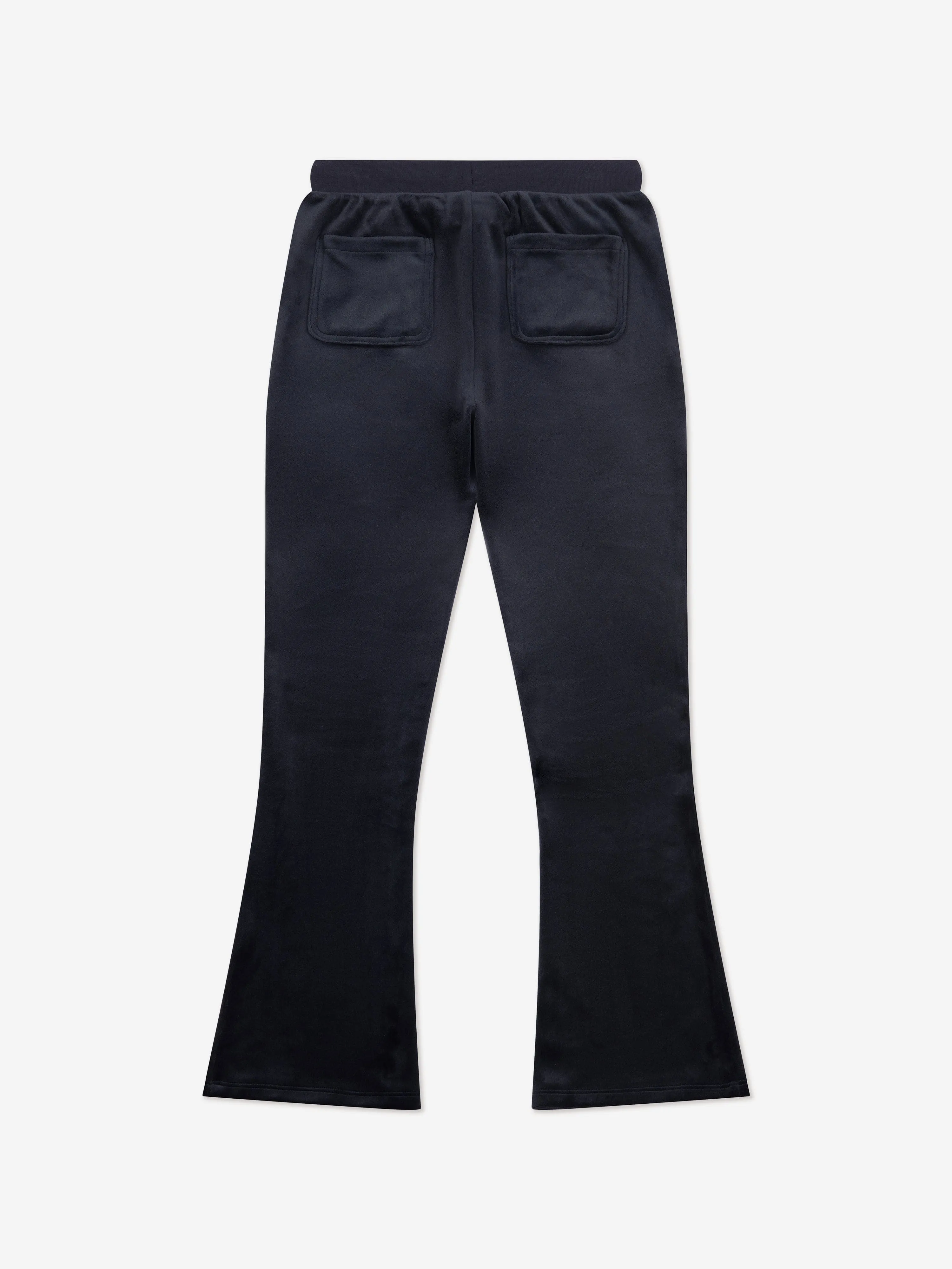 Juicy Couture Girls Diamante Logo Bootcut Joggers in Navy