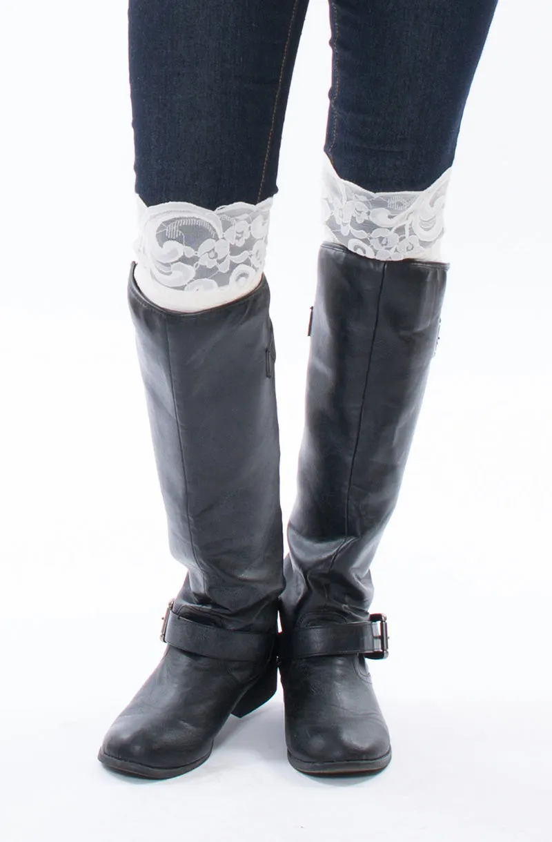 Lacie Lace Knee Hi's - Socks in Multiple Colors