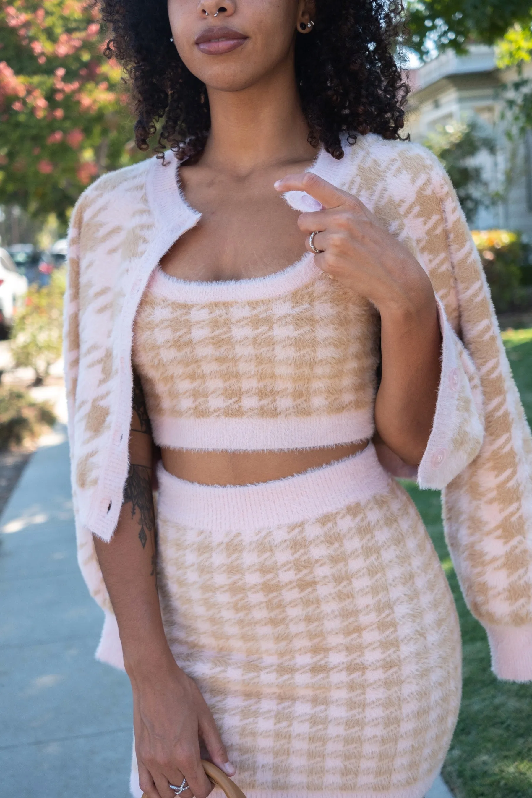 Light Pink Cher Mini Skirt