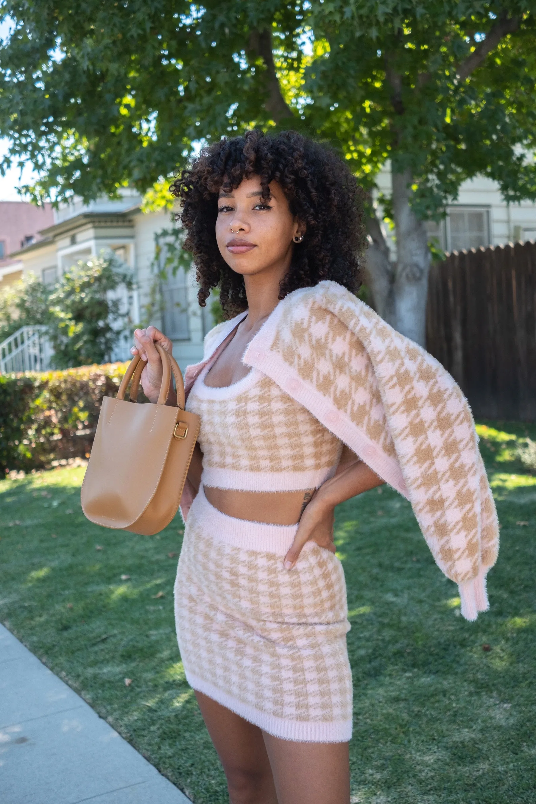 Light Pink Cher Mini Skirt