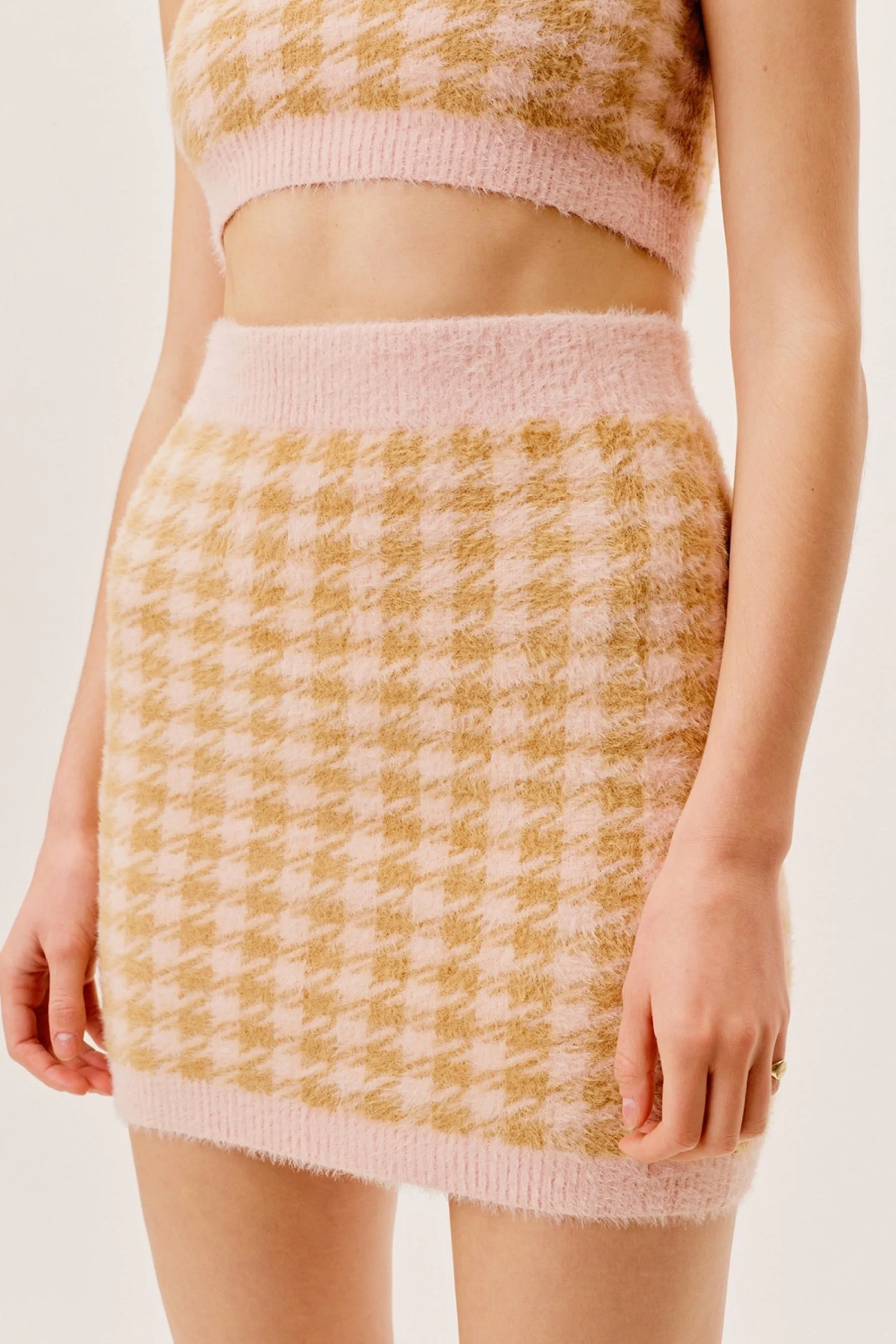 Light Pink Cher Mini Skirt