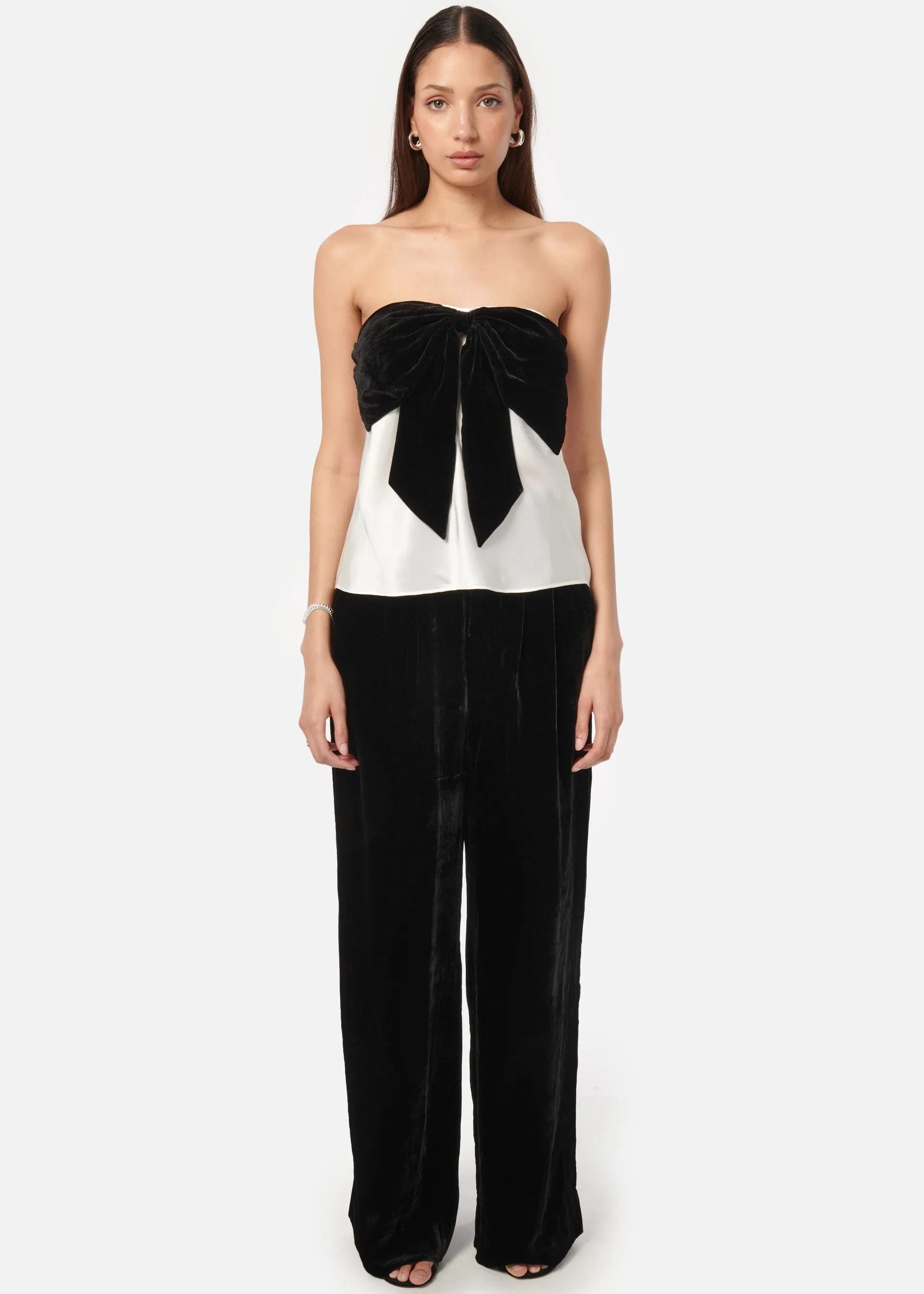 Lora Strapless Camisole White