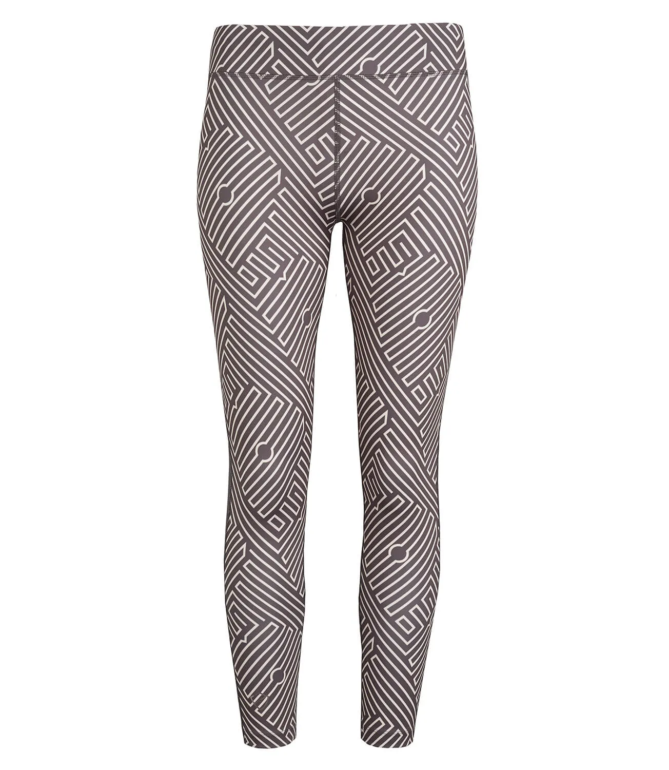 Louise 7/8 Leggings- Anthracite/Pale Rose Print