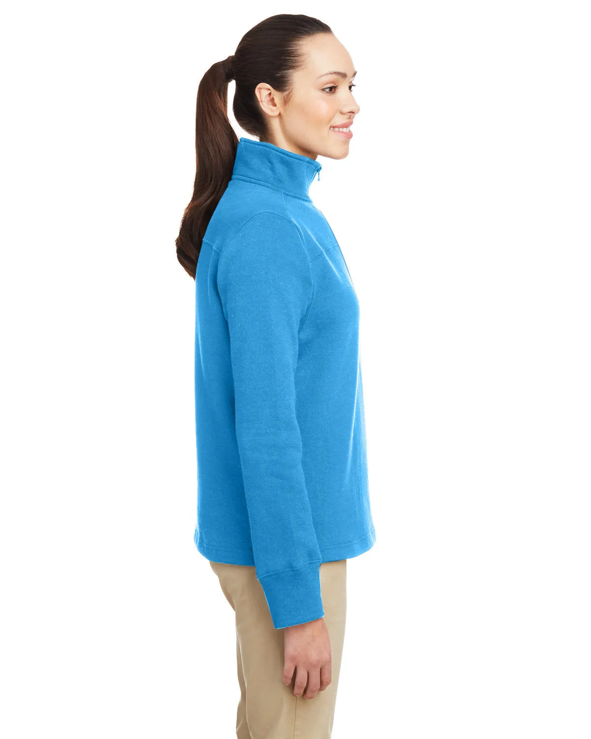 Nautica N17397 Ladies' Anchor Quarter-Zip Pullover