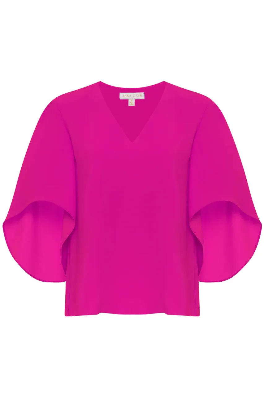 Nina Top Carmine Pink
