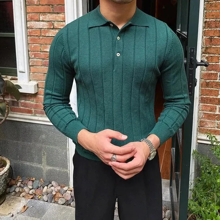 Oxford polo sweater