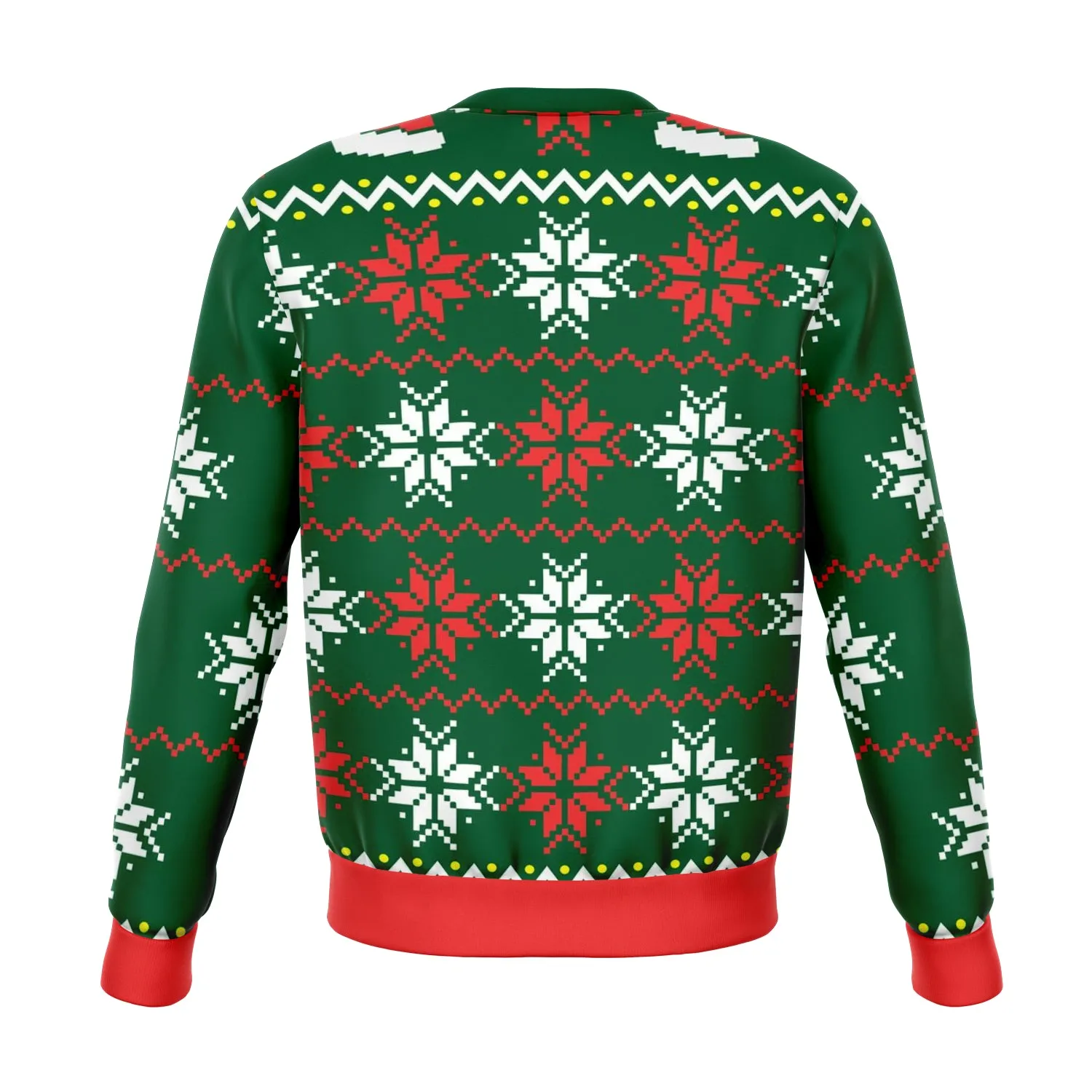 Santa Goes Down Funny Ugly Christmas Sweater