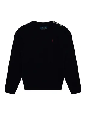 Strickpullover im Zopfstrick-Design - Hunter Navy