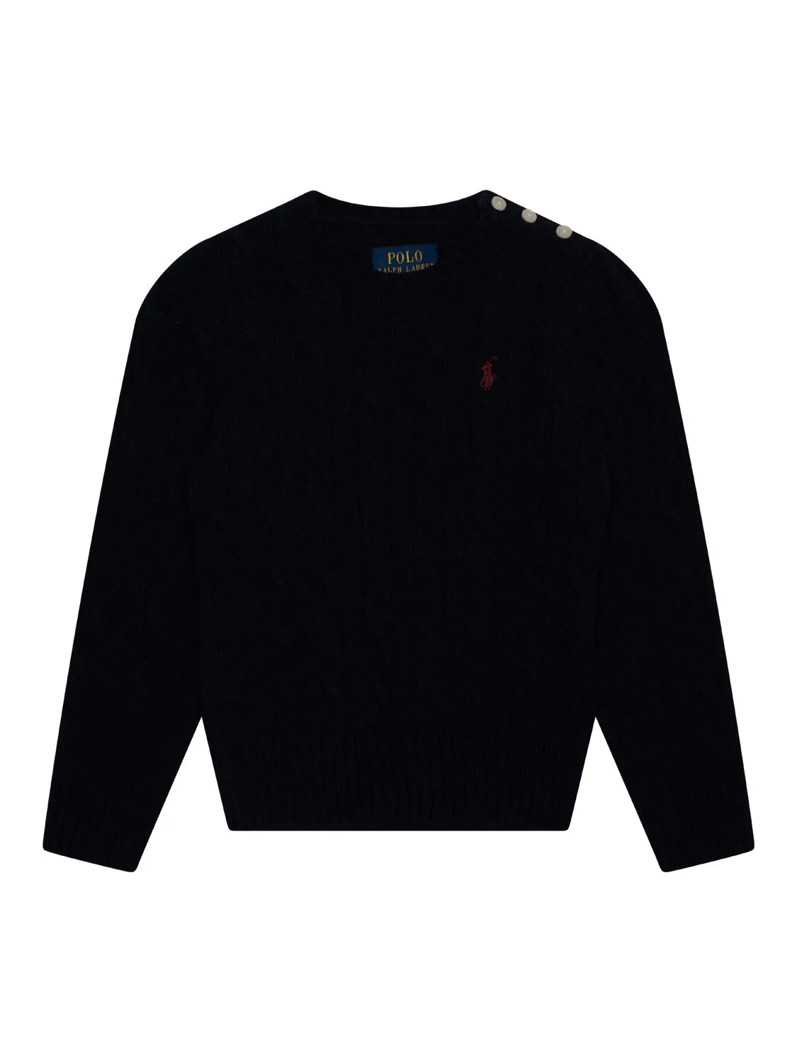 Strickpullover im Zopfstrick-Design - Hunter Navy
