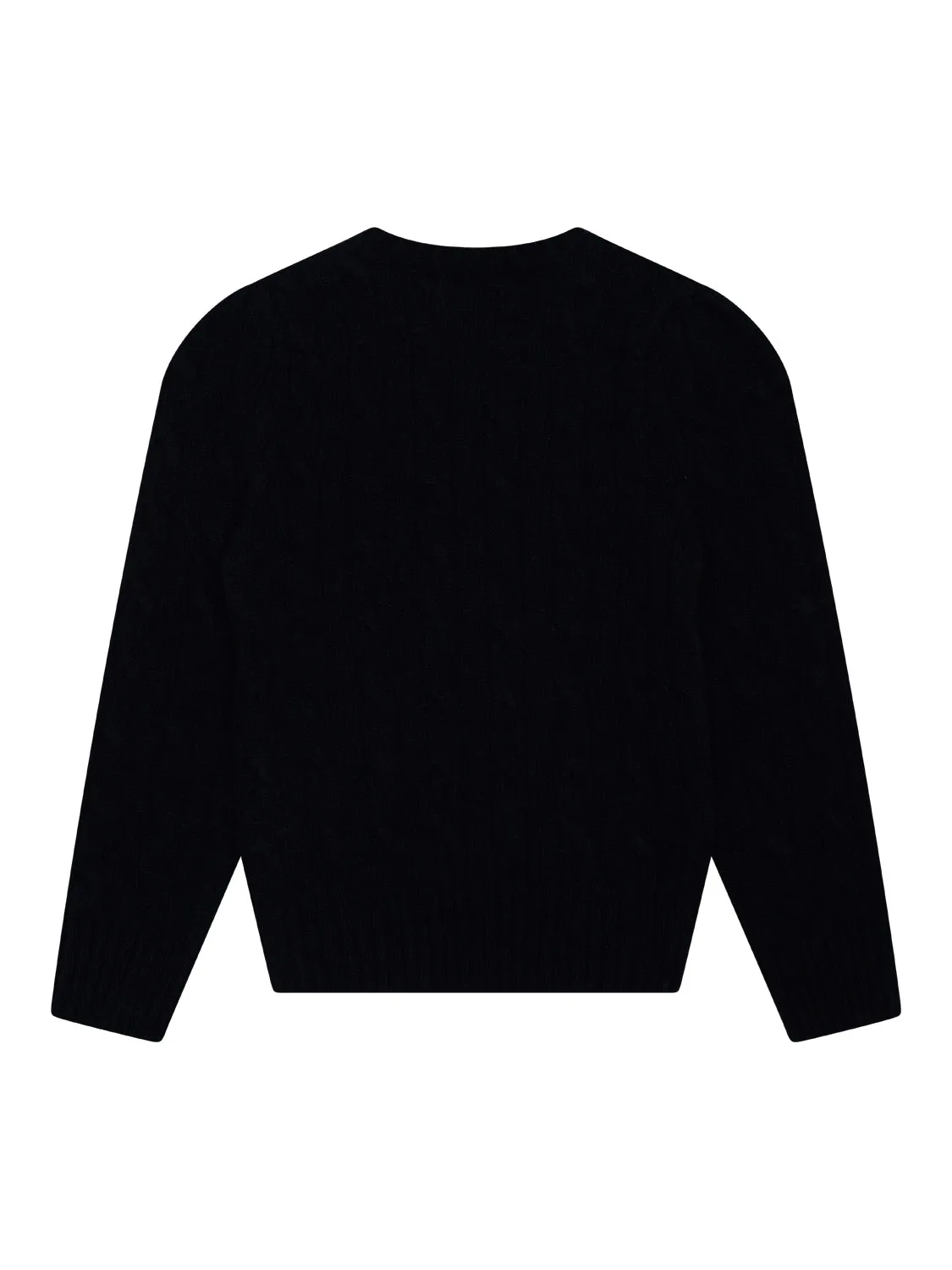 Strickpullover im Zopfstrick-Design - Hunter Navy
