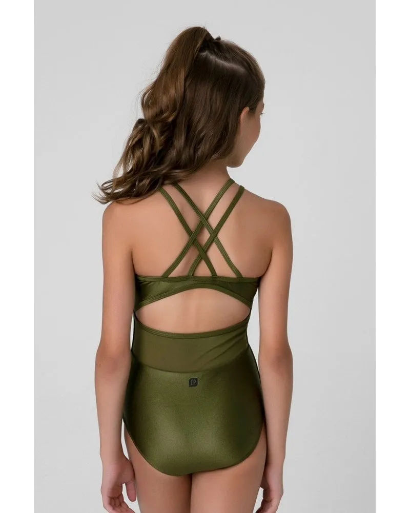 Sylvia P Arizona Strappy Cross Back Leotard - Girls - Arizona