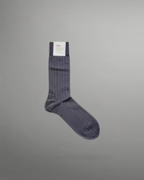 Tabio Chalk Stripe Pattern Socks